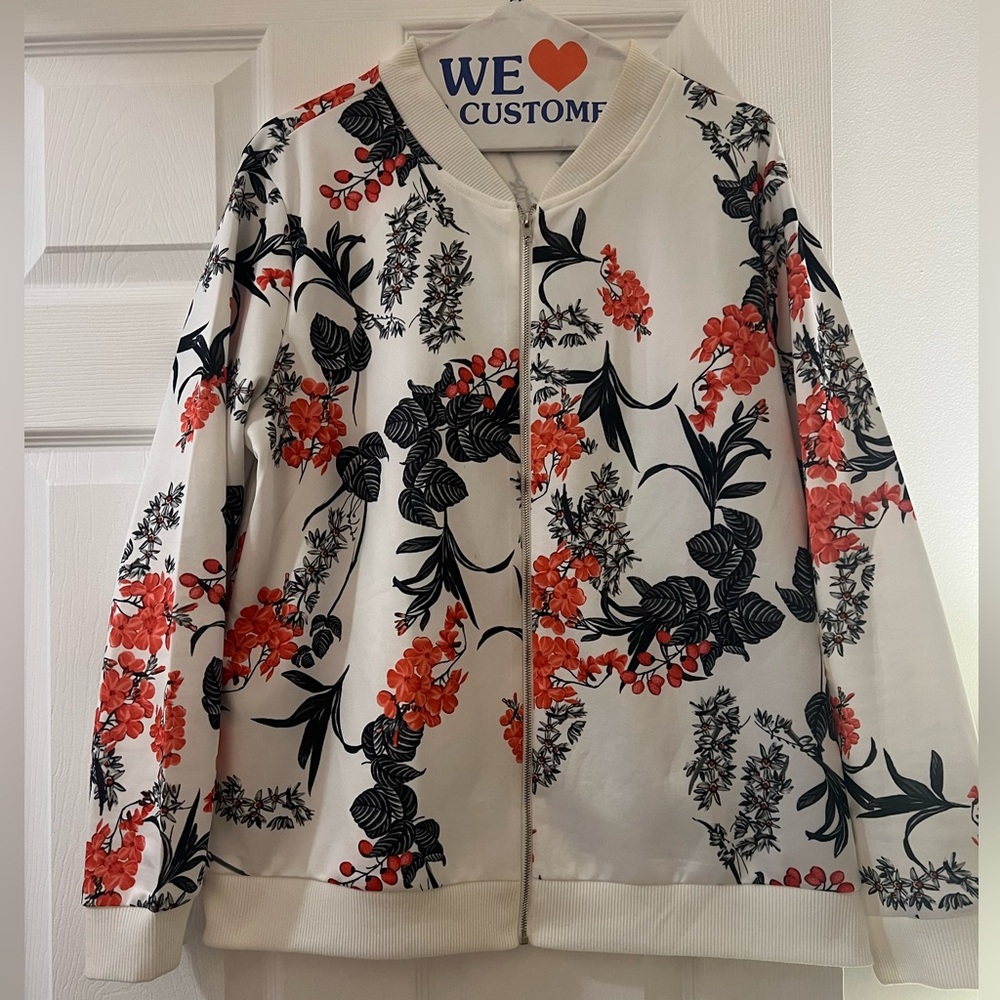 Floral Print Women's Jacket